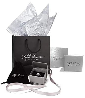 IGI Certified 14K White Gold 1.0 Carat Round Brilliant Lab Grown Diamond Solitaire Pendant Necklace (J-K Color, SI2-I1 Clarity),18"