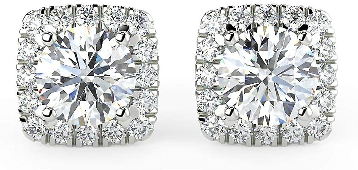 1/3 CT. T.W. Certified Lab-Created Diamond Solitaire Stud Earrings