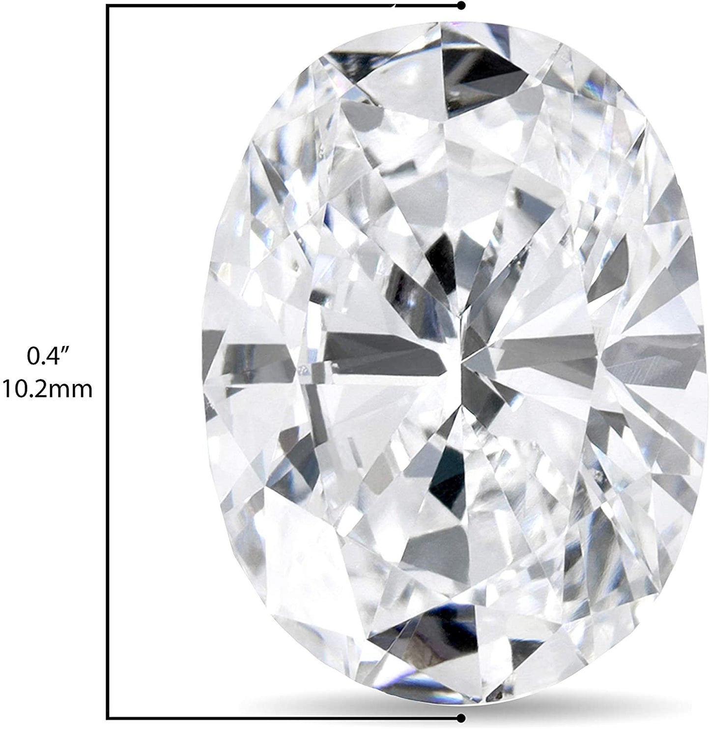 IGI Certified Loose 2.0 Carat Oval Cut Lab Created Diamond (G-H Color, VS1-VS2 Clarity) - Single Loose Stone