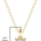 IGI Certified 1/4 Ct Princess Cut Lab Grown Diamond 14K Gold Solitaire Pendant Necklace (G-H Color, VS1-VS2 Clarity) - 18” - Choice of Metal Color