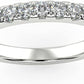 14K Rose 1 Cttw Round Brilliant-Cut Lab Grown Diamond Eternity or Promise Ring (H-I Color, SI1-SI2 Clarity) - Size 5