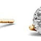 Certified 1.0 to 4.0 Cttw Round Brilliant-Cut Lab Created Diamond 14K Gold Martini-Set 3-Prong Stud Earrings (G-H Color, VS1-VS2 Clarity) - Choice of Metal Colors, Gem Weights