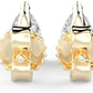 IGI Certified 1/2 Cttw Pear Cut Lab Grown Diamond 14K Gold 3-Prong Pushback Stud Earrings (G-H Color, VS1-VS2 Clarity) - Choice of Gold Color