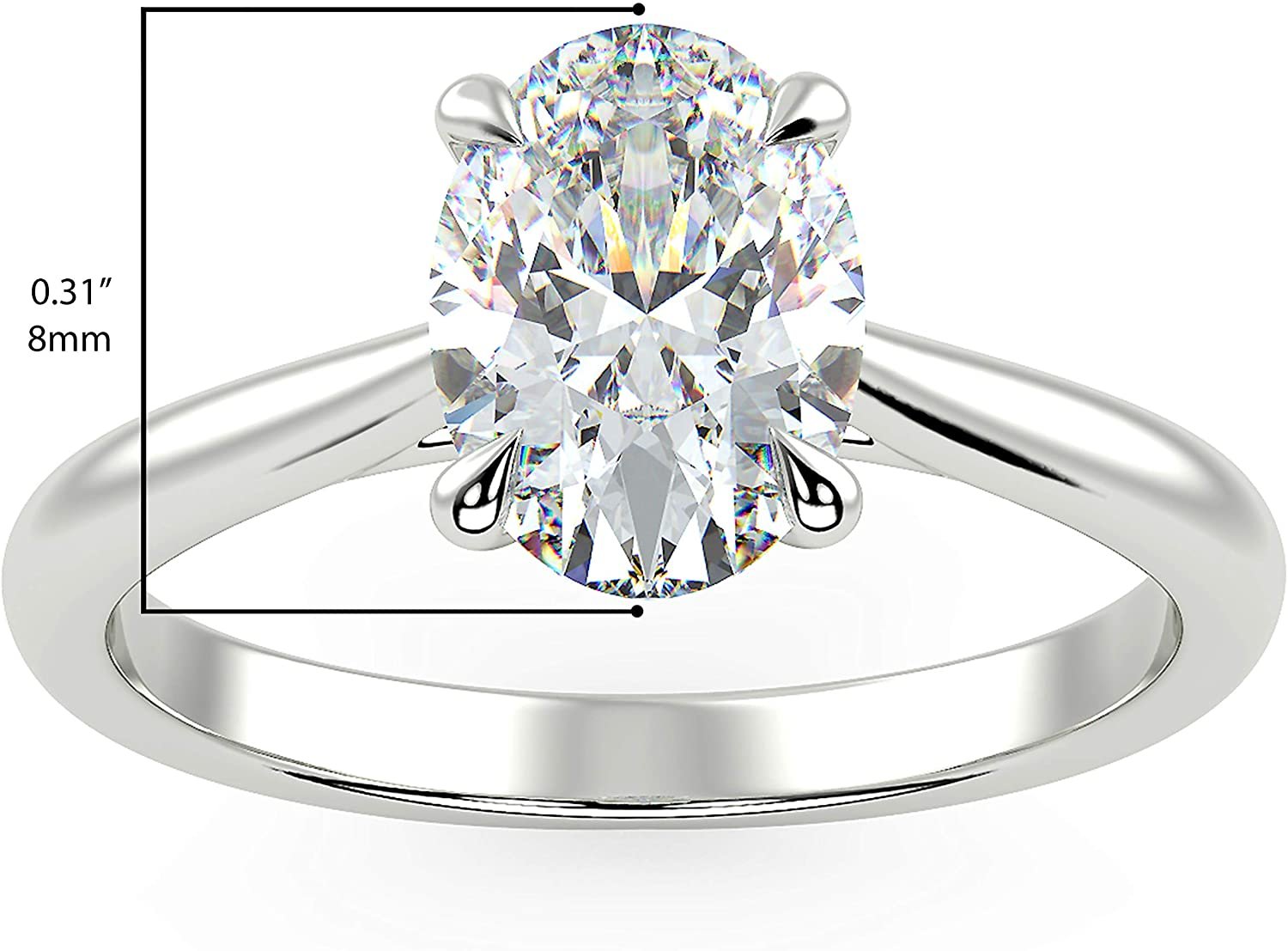 14K Gold Classic Solitaire Engagement Ring | Carbon Atelier