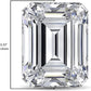 IGI Certified Loose 1/2 to 2.0 Carat Emerald Cut Lab Created Diamond (G-H Color, VS1-VS2 Clarity) - Single Loose Stone