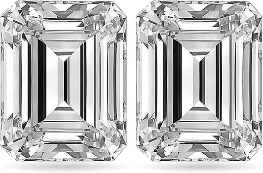 IGI Certified Loose 3.0 Cttw Emerald Cut Lab Created Diamond (G-H Color, VS1-VS2 Clarity) - Matched Pair of Loose Diamonds